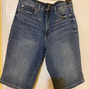 Women’s Blue Denim Bermuda Shorts